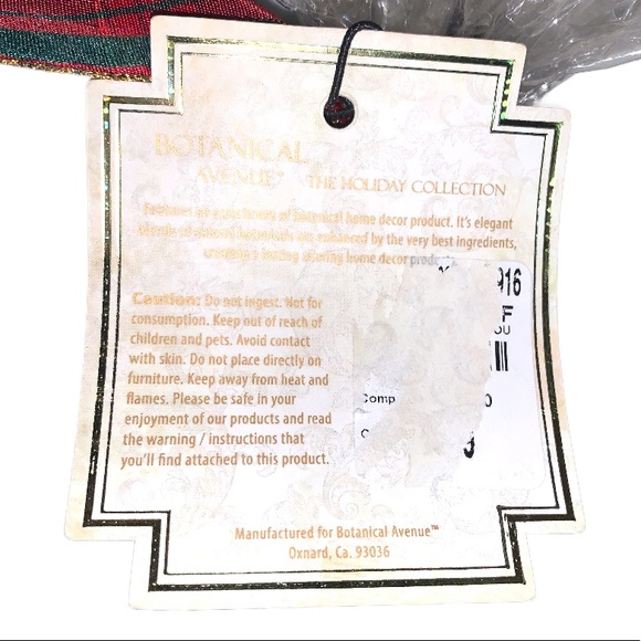 Winter Christmas Holiday Festive Botanical Home Decorations Seasonal Decor Scent - Picture 6 of 7